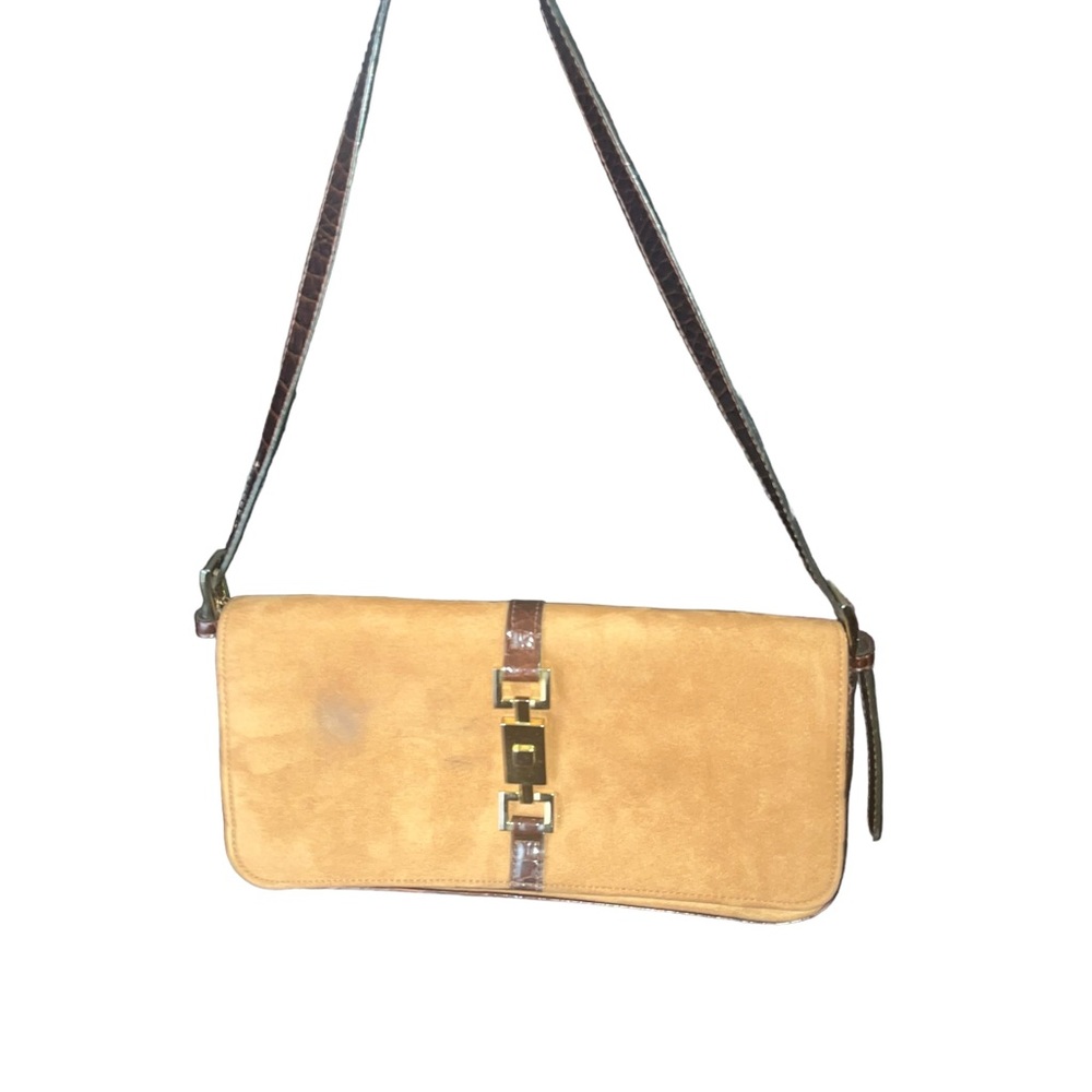 Vintage brown suede Mondani mini purse - Picture 5 of 16